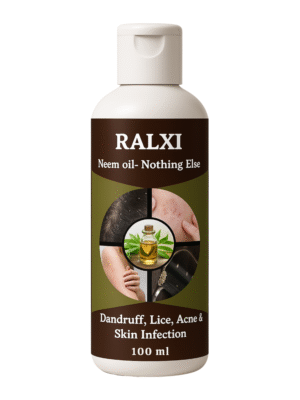 Ralxi Naturals Cold Pressed Neem Oil For Skin & Hair Growth - 200ml | Pure Neem Oil For Hair Dandruff | Neem Hair Oil For Lice & Nits Removal | Hair Oil Pure For Body Massage & Acne